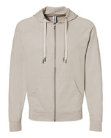 Independent Trading Co. Men's Icon Lightweight Loopback Terry Full-Zip Hooded Sweatshirt-1