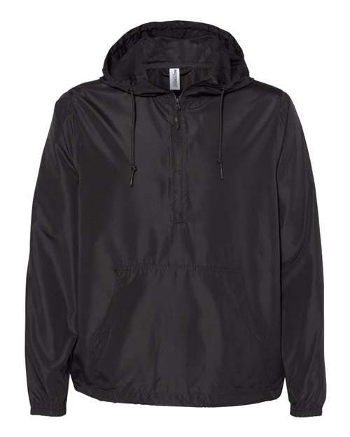 Independent Trading Co. Men's Lightweight Quarter-Zip Windbreaker Pullover Jacket-1
