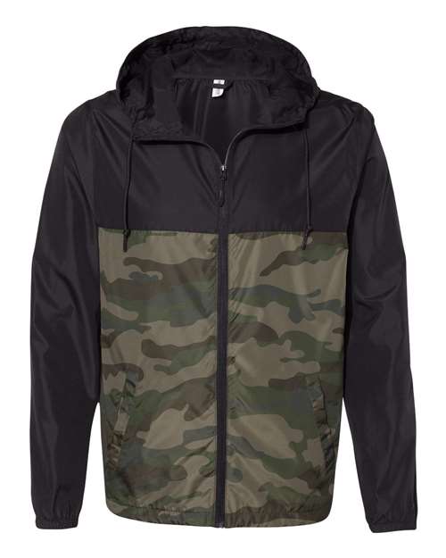 Independent Trading Co. Men's Lightweight Windbreaker Full-Zip Jacket-1