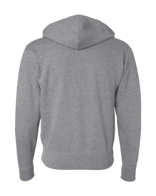 Independent Trading Co. Men's Lightweight Full-Zip Hooded Sweatshirt-2