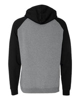 Independent Trading Co. Men's Raglan Hooded Sweatshirt-2