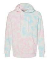 Independent Trading Co. Men's Midweight Tie-Dyed Hooded Sweatshirt-1