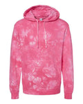 Independent Trading Co. Men's Midweight Tie-Dyed Hooded Sweatshirt-1
