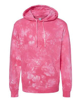 Independent Trading Co. Men's Midweight Tie-Dyed Hooded Sweatshirt-1