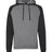 Independent Trading Co. Men's Raglan Hooded Sweatshirt-1