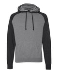 Independent Trading Co. Men's Raglan Hooded Sweatshirt-1