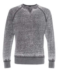 J. America Men's Vintage Zen Fleece Crewneck Sweatshirt-1