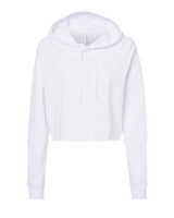Independent Trading Co. Women’s Lightweight Crop Hooded Sweatshirt-1
