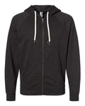 Independent Trading Co. Men's Icon Lightweight Loopback Terry Full-Zip Hooded Sweatshirt-1