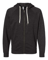 Independent Trading Co. Men's Icon Lightweight Loopback Terry Full-Zip Hooded Sweatshirt-1