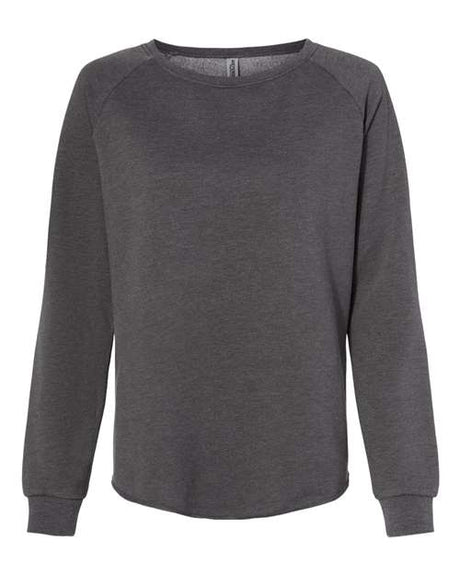 Independent Trading Co. Women's California Wave Wash Crewneck Sweatshirt-1