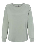 Independent Trading Co. Women's California Wave Wash Crewneck Sweatshirt-1