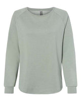 Independent Trading Co. Women's California Wave Wash Crewneck Sweatshirt-1