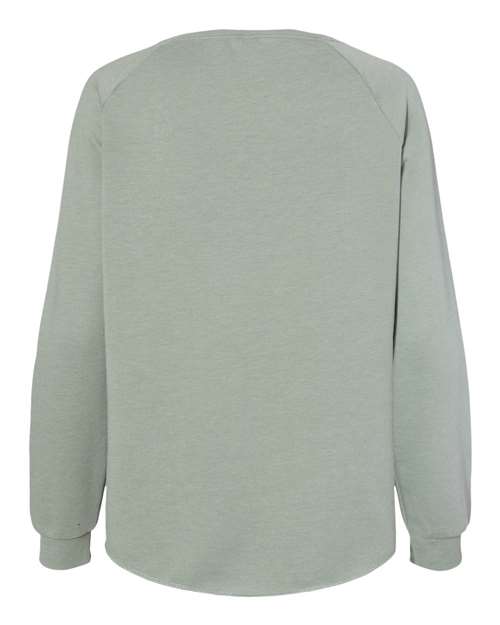 Independent Trading Co. Women's California Wave Wash Crewneck Sweatshirt-2