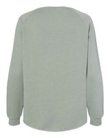 Independent Trading Co. Women's California Wave Wash Crewneck Sweatshirt-2