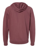 Independent Trading Co. Men's Icon Lightweight Loopback Terry Full-Zip Hooded Sweatshirt-2