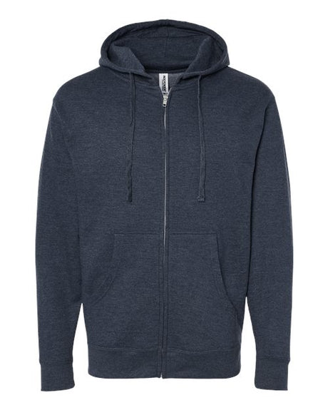 Independent Trading Co. Men's Midweight Full-Zip Hooded Sweatshirt-1