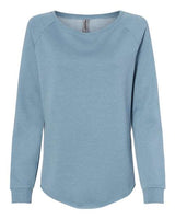 Independent Trading Co. Women's California Wave Wash Crewneck Sweatshirt-1