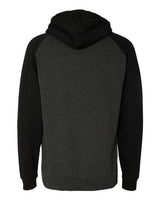 Independent Trading Co. Men's Raglan Hooded Sweatshirt-2