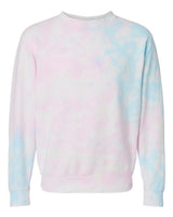 Independent Trading Co. Men's Midweight Tie-Dyed Crewneck Sweatshirt-1
