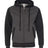 Independent Trading Co. Men's Heavyweight Varsity Full-Zip Hooded Sweatshirt-1