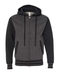 Independent Trading Co. Men's Heavyweight Varsity Full-Zip Hooded Sweatshirt-1