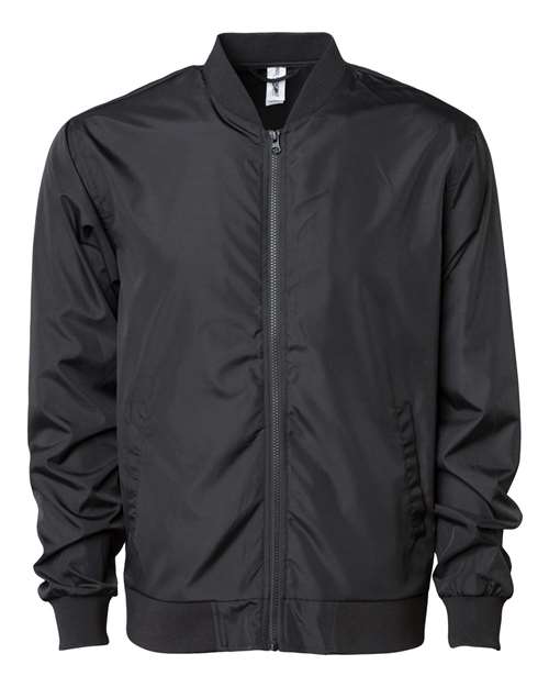 Independent Trading Co. Men's Lightweight Bomber Jacket-1