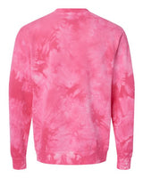 Independent Trading Co. Men's Midweight Tie-Dyed Crewneck Sweatshirt-2