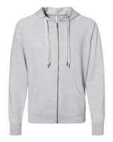 Independent Trading Co. Men's Icon Lightweight Loopback Terry Full-Zip Hooded Sweatshirt-1