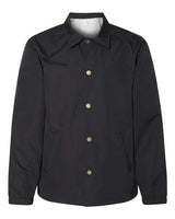 Independent Trading Co. Men's Water-Resistant Windbreaker Coach’s Jacket-1