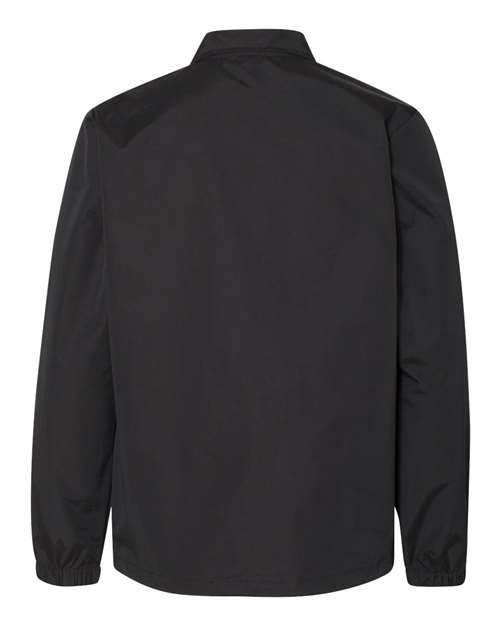 Independent Trading Co. Men's Water-Resistant Windbreaker Coach’s Jacket-2