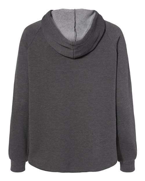 Independent Trading Co. Women's California Wave Wash Full-Zip Hooded Sweatshirt-2