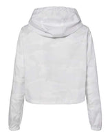 Independent Trading Co. Women's Lightweight Quarter-Zip Pullover Crop Windbreaker-2