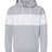 J. America Men's Varsity Fleece Colorblocked Hooded Sweatshirt-1
