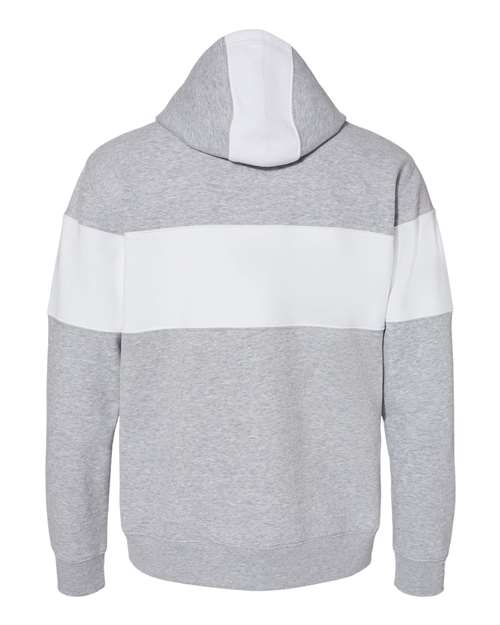 J. America Men's Varsity Fleece Colorblocked Hooded Sweatshirt-2