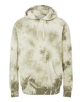 Independent Trading Co. Men's Midweight Tie-Dyed Hooded Sweatshirt-1
