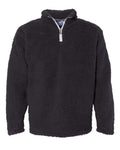 J. America Men's Sherpa Quarter-Zip Pullover-1