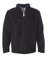 J. America Men's Sherpa Quarter-Zip Pullover-1
