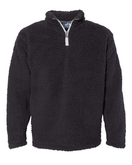 J. America Men's Sherpa Quarter-Zip Pullover-1