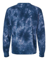 Independent Trading Co. Men's Midweight Tie-Dyed Crewneck Sweatshirt-2