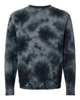 Independent Trading Co. Men's Midweight Tie-Dyed Crewneck Sweatshirt-1