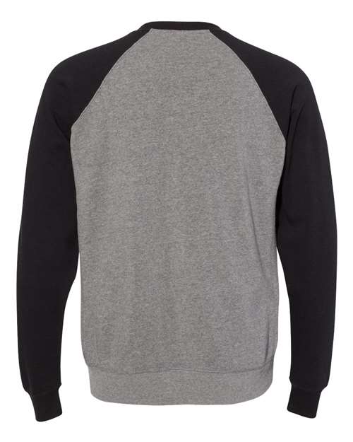 Independent Trading Co. Men's Special Blend Raglan Crewneck Sweatshirt-2