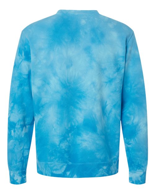 Independent Trading Co. Men's Midweight Tie-Dyed Crewneck Sweatshirt-2