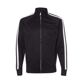 Independent Trading Co. Men's Lightweight Poly-Tech Full-Zip Track Jacket-1