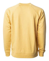 Independent Trading Co. Men's Icon Lightweight Loopback Terry Crewneck Sweatshirt-2
