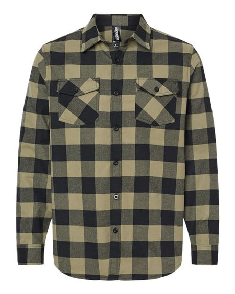 Independent Trading Co. Men's Flannel Shirt-1