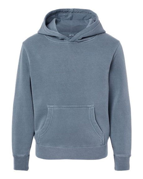 Independent Trading Co. Youth Midweight Pigment-Dyed Hooded Sweatshirt-1