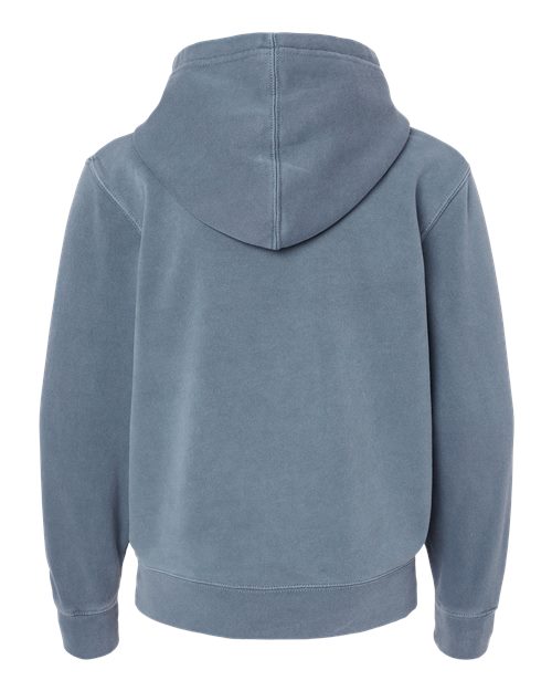 Independent Trading Co. Youth Midweight Pigment-Dyed Hooded Sweatshirt-2