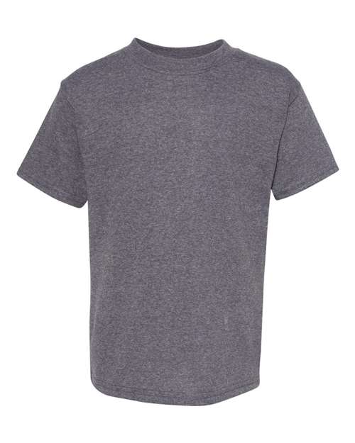 Hanes Youth EcoSmart 50/50 Cotton/Poly T-Shirt-1