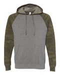 Independent Trading Co. Men's Special Blend Raglan Hooded Sweatshirt-1